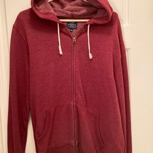 J Crew zip up hoodie